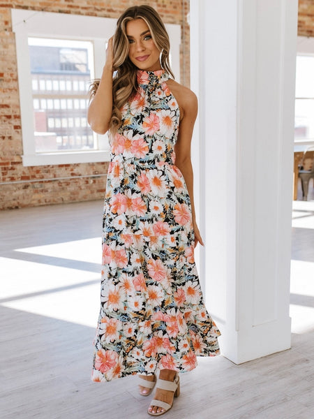 Moody Florals Dress